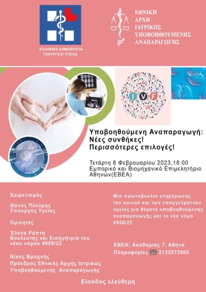 Υποβοηθούμενη Αναπαραγωγή - Νέες Συνθήκες - Περισσότερες Επιλογές