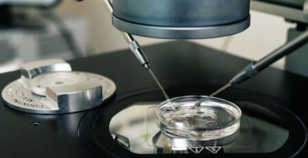 Bild im Zusammenhang mit In-vitro-Fertilisation und ihrer Entwicklung im IVF-Zentrum „Mitosis“